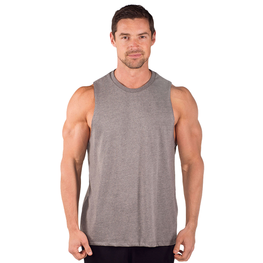 Combed Cotton Cut Sleeve Muscle Tee