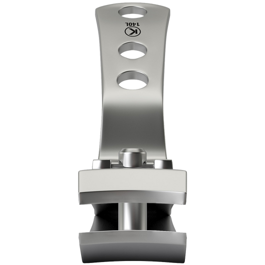 Clipprokohm Toenail Clipper For Thick Nails 4mm Wide Jaw Opening Curved Blades Stainless Steel