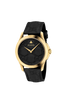 Gucci G Timeless Gold Plated Leather Watch