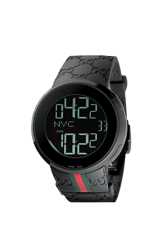 Gucci I Gucci Ion Plated Digital Mens Watch