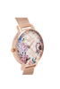 Olivia Burton Glasshouse Rose Gold Plated Mesh Ladies Watch
