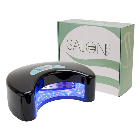 Salon Edge Digital Led Nail Lamp 12 Watt Black